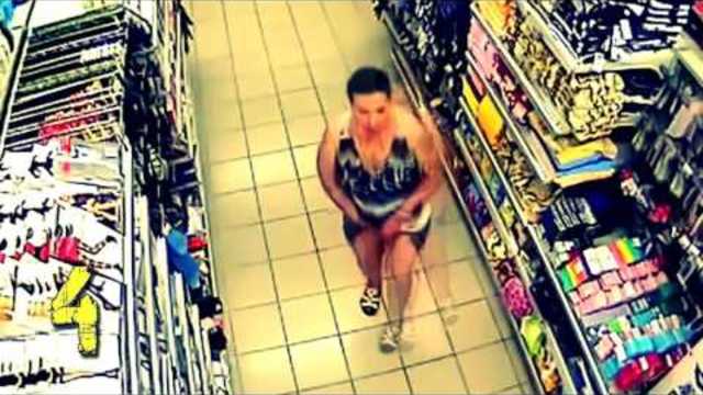 Офигела! Засунула между ног, чтобы украсть из ТЦ. Приколы, смешные моменты