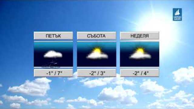 ТВ "Черно море" - Прогноза за времето 10.01.2019 г.