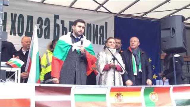 Протест на българските превозвачи в Брюксел