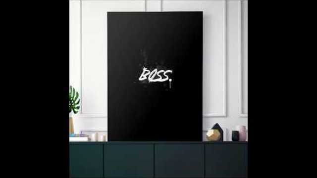 Canvas Wall Art motivational entrepenuer pop art BOSS