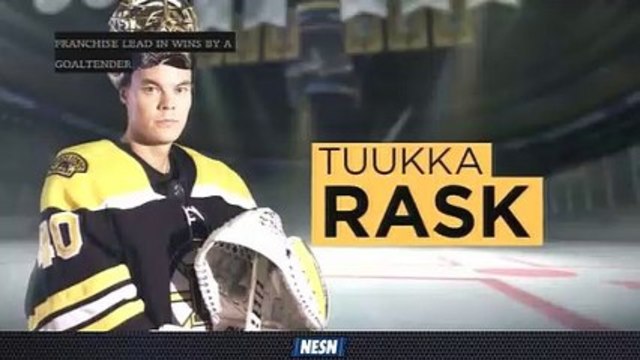 Tuukka Rask реагира на победата на Bruins над Blues