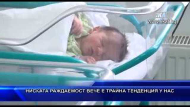 Ниската раждаемост вече е трайна тенденция у нас