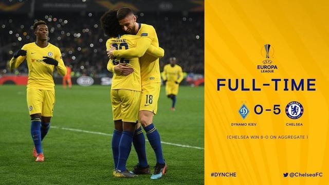 Динамо (Киев) - Челси 0:5 / Лига Европа