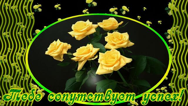 Красивое пожелание для женщин. Желаю Вам цвести как эти розы