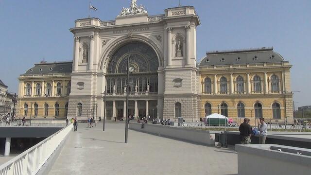 Уникалната гара Келети в Будапеща - Keleti pályaudvar