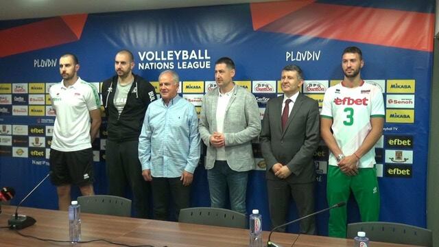 Мъжкият отбор на България преди последния турнир от редовната фаза на Лигата на нациите