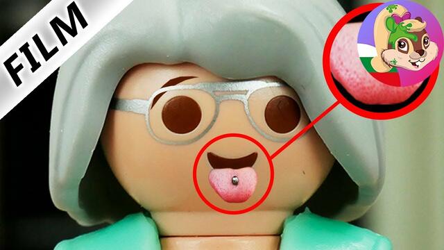 Плеймобил Филм БАБА С ПИЪРСИНГ НА ЕЗИКА?! БАБА СТАВА ОТНОВО ТИЙНЕДЖЪРКА? Семейство Фогел