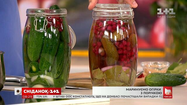 Мариновані огірки з порічкою – рецепти Руслана Сенічкіна