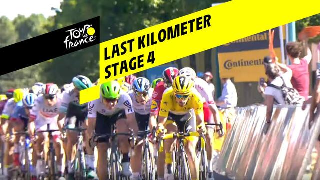 Last kilometer / Flamme rouge - Étape 4 / Stage 4 - Tour de France 2019