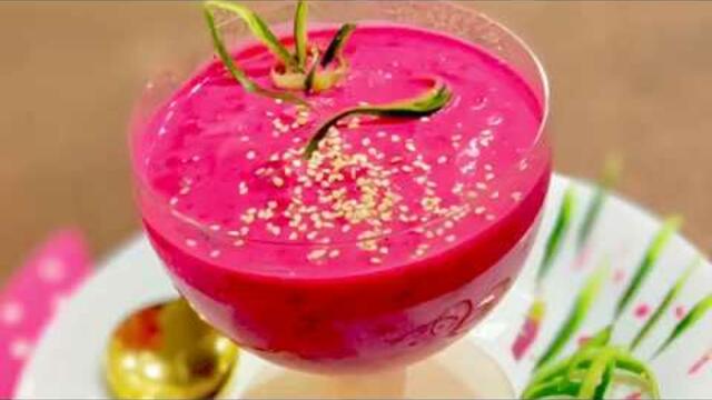 Лятна студена супа - не само здравословна и вкусна, но и ще украси трапезата ви с много цвят!